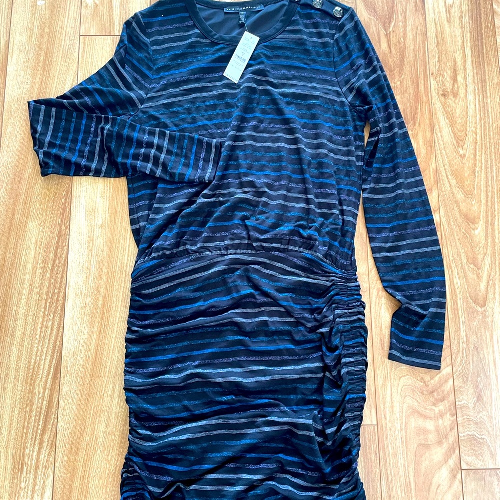 Stripped fitted dress